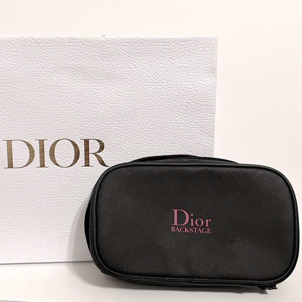 Dior makeup bag